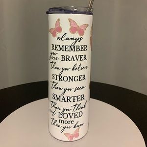 Hand Crafted “Always” Inspired 20oz Skinny Tumbler